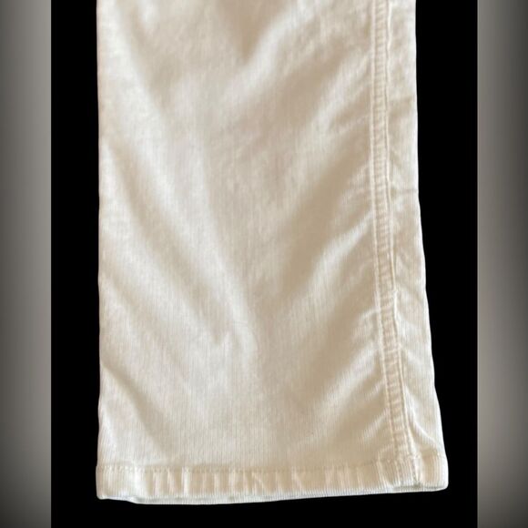Chicos English cream comfortable flattering stretch corduroy pants size 18 NWOT - Picture 6 of 9